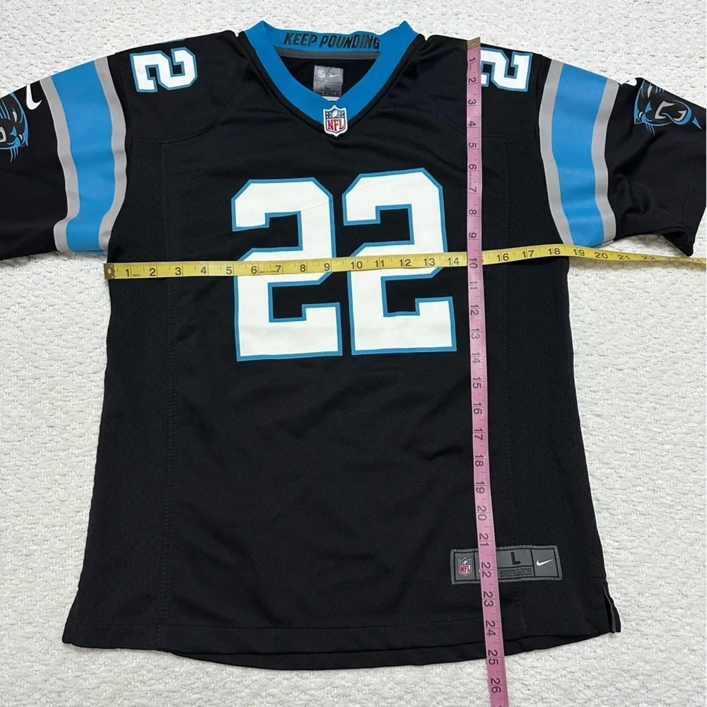 NFL Nike Christian McCaffrey #22 Carolina Panthers Jersey Youth Large (14/16)
